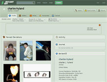 Tablet Screenshot of charles-hyland.deviantart.com