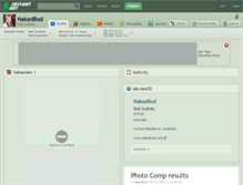Tablet Screenshot of nakedrod.deviantart.com