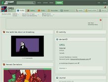 Tablet Screenshot of cpeg.deviantart.com