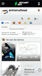 Mobile Screenshot of animenuthead.deviantart.com