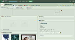 Desktop Screenshot of cardinalfang.deviantart.com