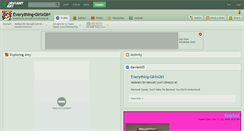 Desktop Screenshot of everything-girlxgirl.deviantart.com