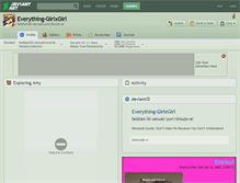 Tablet Screenshot of everything-girlxgirl.deviantart.com