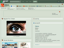 Tablet Screenshot of eldron.deviantart.com