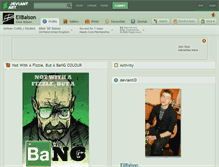 Tablet Screenshot of ellbalson.deviantart.com