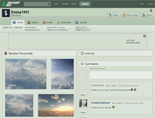 Tablet Screenshot of emma1991.deviantart.com