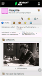Mobile Screenshot of maxyme.deviantart.com