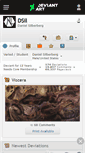 Mobile Screenshot of dsil.deviantart.com