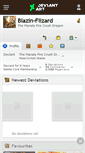 Mobile Screenshot of blazin-flizard.deviantart.com