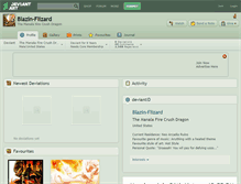 Tablet Screenshot of blazin-flizard.deviantart.com