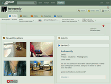Tablet Screenshot of leeleeemily.deviantart.com