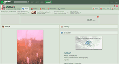 Desktop Screenshot of mattuart.deviantart.com