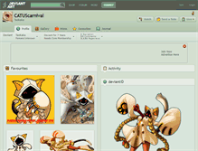 Tablet Screenshot of catuscarnival.deviantart.com