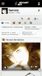 Mobile Screenshot of faerone.deviantart.com