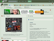 Tablet Screenshot of carauy.deviantart.com