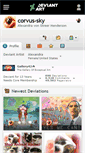 Mobile Screenshot of corvus-sky.deviantart.com