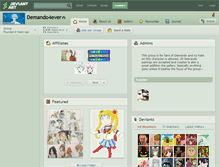 Tablet Screenshot of demando4ever.deviantart.com