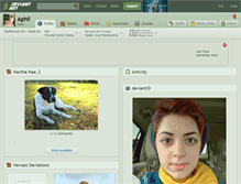 Tablet Screenshot of aphii.deviantart.com