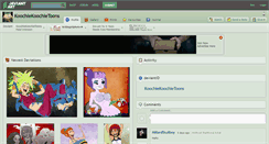 Desktop Screenshot of koochiekoochietoons.deviantart.com