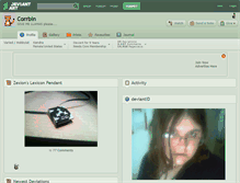 Tablet Screenshot of corrbin.deviantart.com