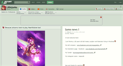 Desktop Screenshot of littlejunko.deviantart.com