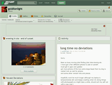 Tablet Screenshot of goldlionlight.deviantart.com