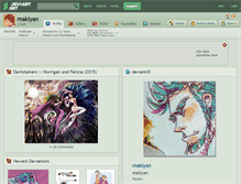 Tablet Screenshot of makiyan.deviantart.com