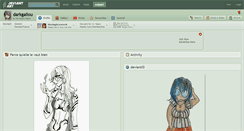 Desktop Screenshot of darkgallou.deviantart.com