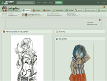 Tablet Screenshot of darkgallou.deviantart.com