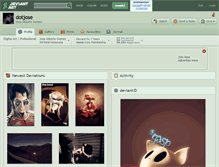 Tablet Screenshot of dotjose.deviantart.com