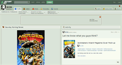 Desktop Screenshot of dcon.deviantart.com
