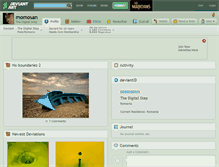 Tablet Screenshot of momosan.deviantart.com