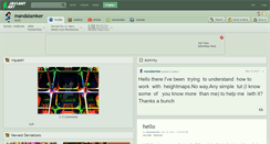 Desktop Screenshot of mandalamker.deviantart.com