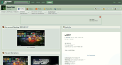 Desktop Screenshot of bassrider.deviantart.com