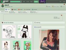 Tablet Screenshot of mini-p.deviantart.com