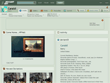 Tablet Screenshot of caraisil.deviantart.com