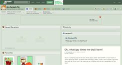 Desktop Screenshot of mr-pocket-plz.deviantart.com