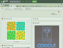 Tablet Screenshot of coocui.deviantart.com