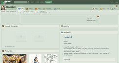 Desktop Screenshot of hakkapell.deviantart.com