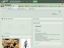 Tablet Screenshot of hakkapell.deviantart.com