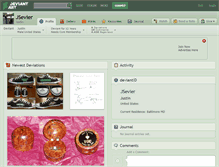 Tablet Screenshot of jsevier.deviantart.com