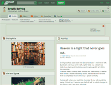 Tablet Screenshot of breath-defying.deviantart.com