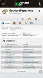 Mobile Screenshot of getmorepageviews.deviantart.com