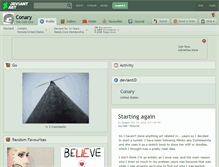Tablet Screenshot of conary.deviantart.com
