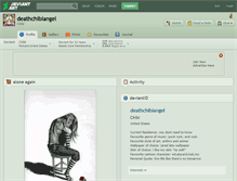 Tablet Screenshot of deathchibiangel.deviantart.com