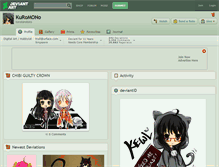 Tablet Screenshot of kuromono.deviantart.com