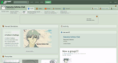 Desktop Screenshot of kazuma-sohma-club.deviantart.com