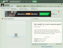 Tablet Screenshot of hutzon.deviantart.com