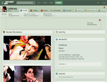 Tablet Screenshot of laseley.deviantart.com