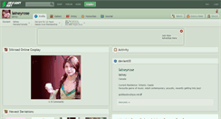 Desktop Screenshot of laineyrose.deviantart.com